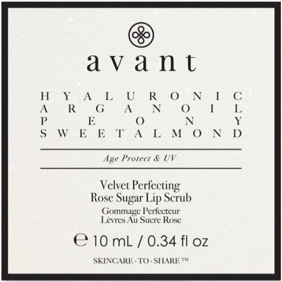 Avant Velvet Perfecting Rose Sugar Lip Scrub - Picture 2 of 3